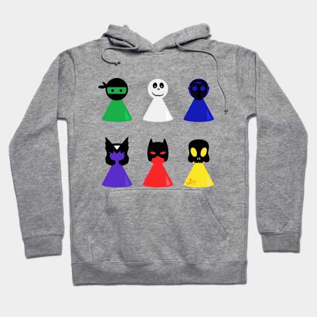 Halloween Game Pieces Hoodie by JessiT